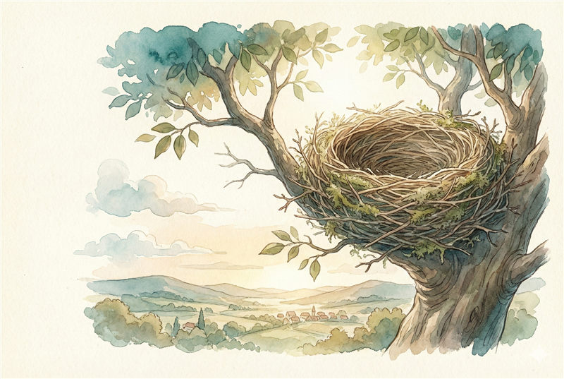 Card do Ninho Mirante, lugar da licao